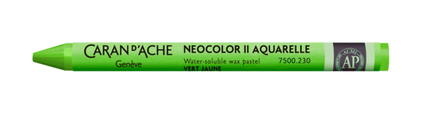 Geelgroen / Yellow Green Caran d'Ache Neocolor II Watervermengbaar Wax Pastels Kleur 230