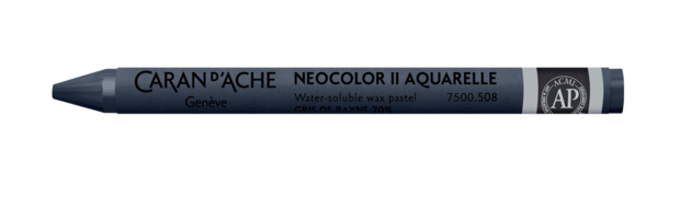 Paynesgrijs / Payne's Grey Caran d'Ache Neocolor II Watervermengbaar Wax Pastels Kleur 508