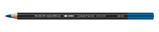 Phtaloblauw / Phthalo Blue Caran d'Ache Museum Aquarelpotlood / Pencil Kleur 162