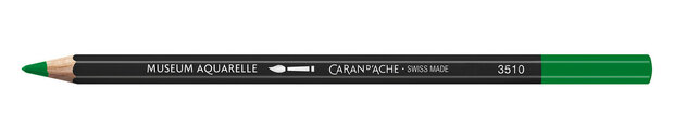 Smaragdgroen / Emerald Green Caran d'Ache Museum Aquarelpotlood / Pencil Kleur 210