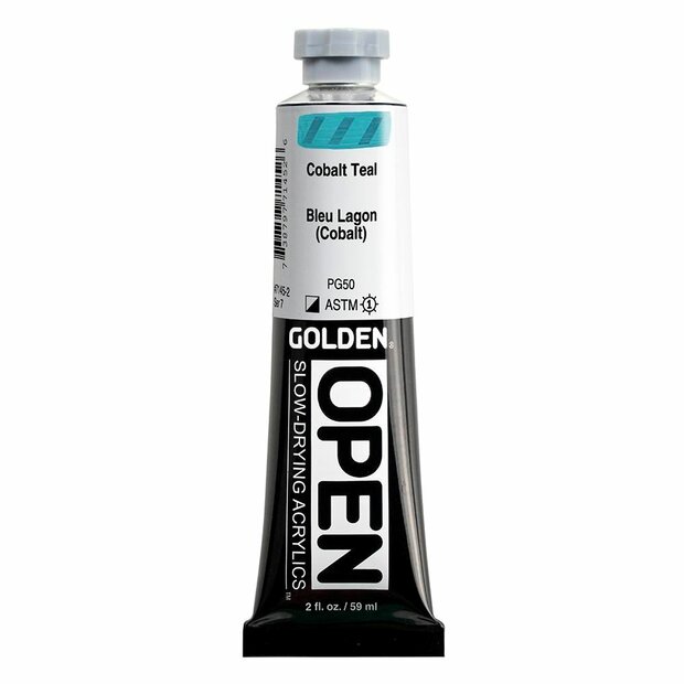 Cobalt Teal Golden Open Acrylverf Tube 59 ML Serie 7 Kleur 7145