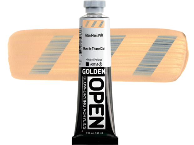 Titanium Mars Pale Golden Open Acrylverf Tube 59 ML Serie 1 Kleur 7576