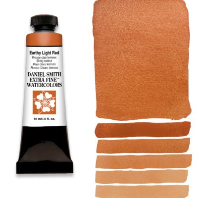 Earthy Light Red (S2) Aquarelverf Daniel Smith (Extra fine Watercolour) 15 ML Kleur 254