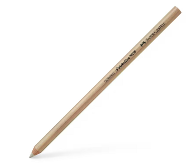 Gum potlood 7058 (Wit) Faber-Castell