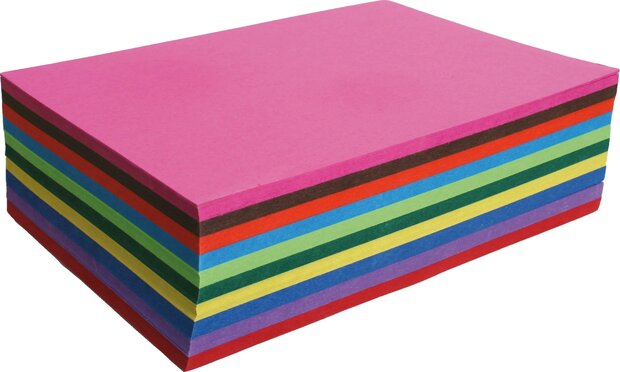 A4 Clairefontaine gekleurd papier Carta 100 vellen 210g/m2