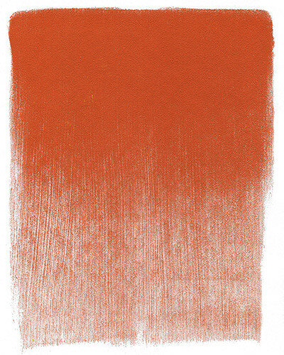 PanPastel kleurstaal van de kleur 'Vermilion' (CF-PP23105), ideaal voor kunstenaars, tekenaars en illustratoren.