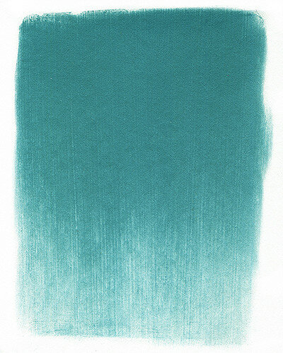 PanPastel kleurstaal van de kleur 'Cerulean Blue' (CF-PP25305), ideaal voor kunstenaars, tekenaars en illustratoren.