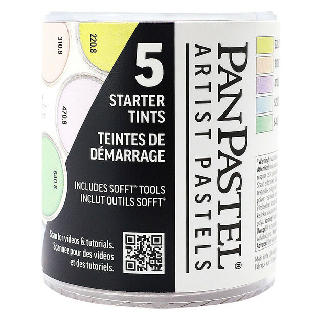 Starter set Tints 5 kleuren van PanPastel (2025)