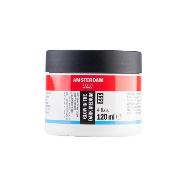 Glow in the Dark Medium Amsterdam All Acrylics pot 120 ML (122)