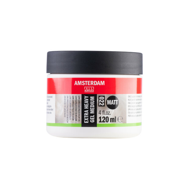 Extra Heavy Gel Medium Amsterdam All Acrylics pot 120 ML (022)