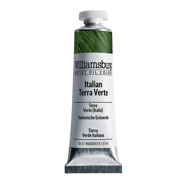 Italian Green Earth / Italiaans Groene Aarde (S3) Williamsburg Olieverf 37 ML Kleur 0013