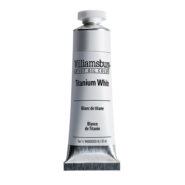 Titanium White / Titaanwit  (S1) Williamsburg Olieverf 150 ML Kleur 0101