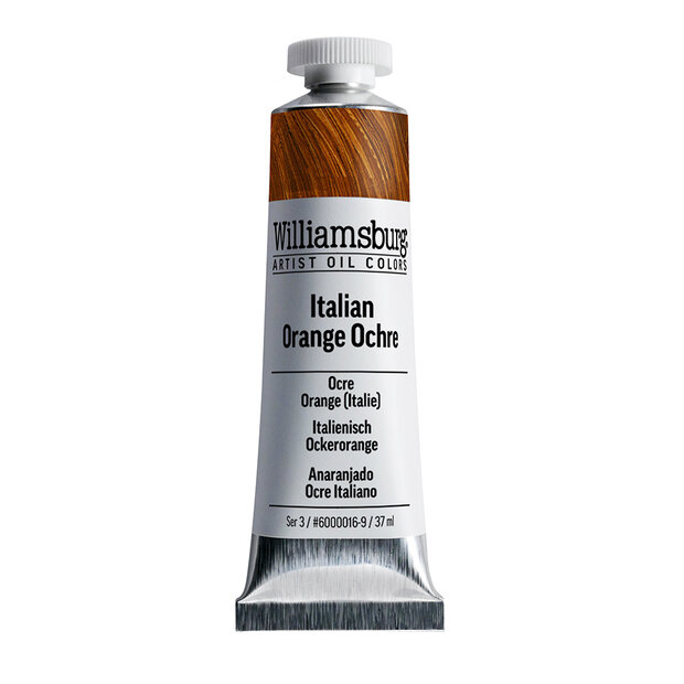 Italian Orange Ochre / Italiaans Okeroranje (S3) Williamsburg Olieverf 37 ML Kleur 0016