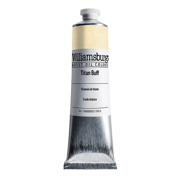 Titanium Buff / Titaanbuff  (S1) Williamsburg Olieverf 150 ML Kleur 0160