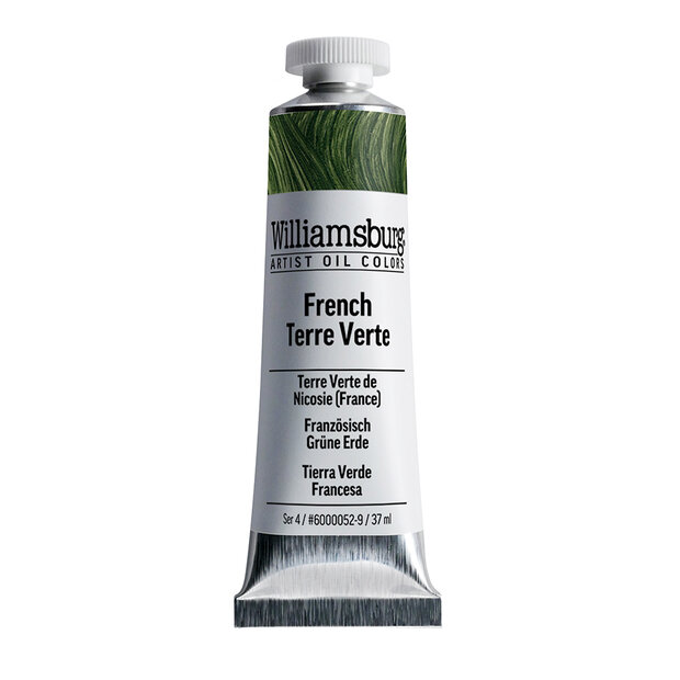 French Green Earth / Frans Groene Aarde (S4) Williamsburg Olieverf 37 ML Kleur 0052