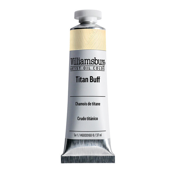 Titanium Buff / Titaanbuff (S1) Williamsburg Olieverf 37 ML Kleur 0160