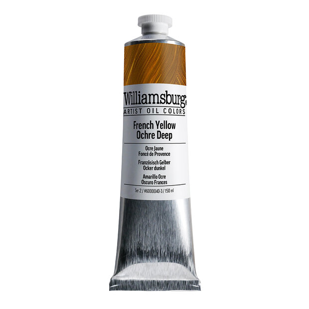 French Dark Yellow Ochre / Frans Gele Oker Donker (S2) Williamsburg Olieverf 150 ML Kleur 0040