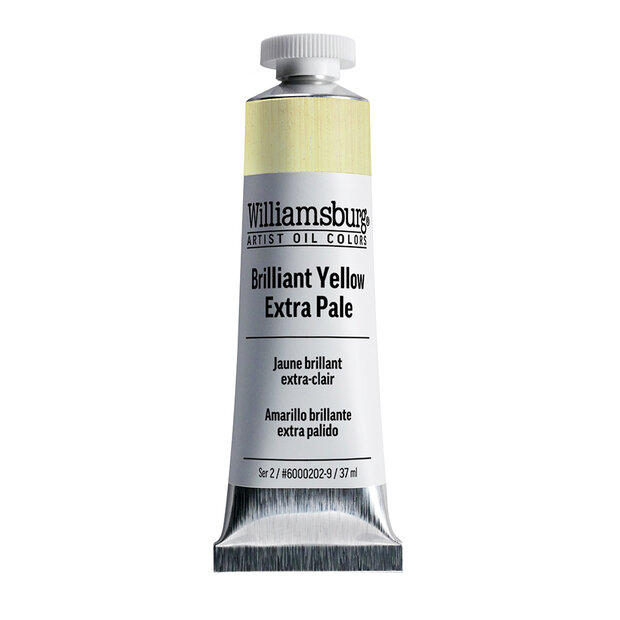 Brilliant Extra Bright Yellow / Bril. Extra Heldergeel (S2) Williamsburg Olieverf 37 ML Kleur 0202
