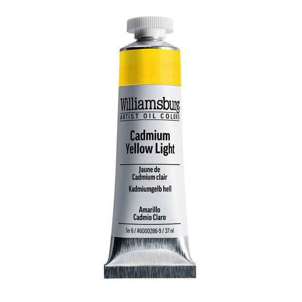 Cadmium Light Yellow / Cadmium Geel Licht (S6) Williamsburg Olieverf 37 ML Kleur 0286
