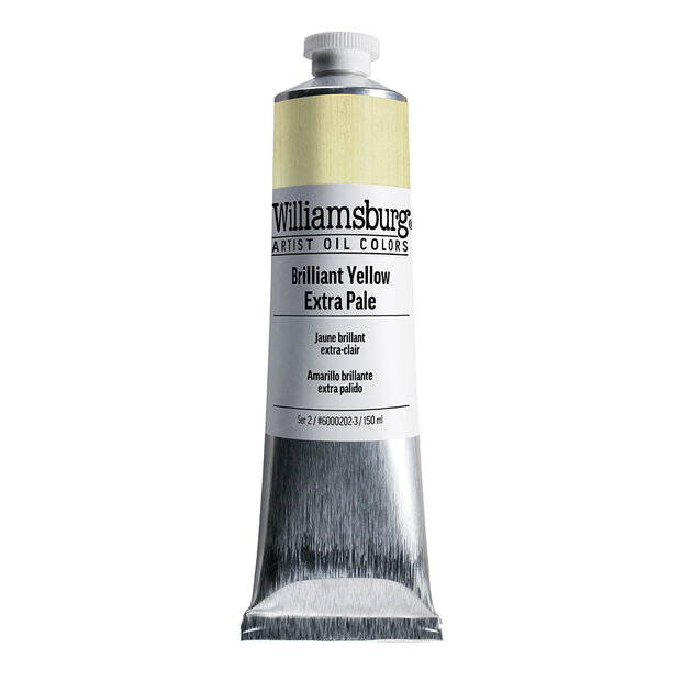 Brilliant Extra Bright Yellow / Bril. Extra Heldergeel (S2) Williamsburg Olieverf 150 ML Kleur 0202