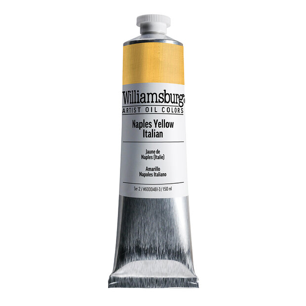Italian Naples Yellow / Italiaans Napelsgeel (S2) Williamsburg Olieverf 150 ML Kleur 0461