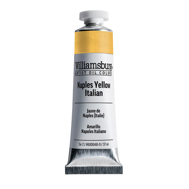 Italian Naples Yellow / Italiaans Napelsgeel (S2) Williamsburg Olieverf 37 ML Kleur 0461