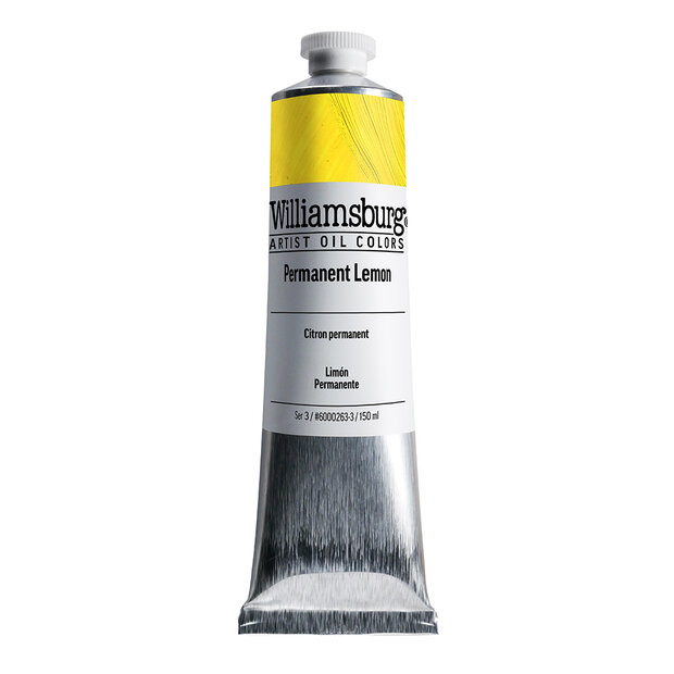 Permanent Yellow / Permanentgeel  (S3) Williamsburg Olieverf 150 ML Kleur 0263