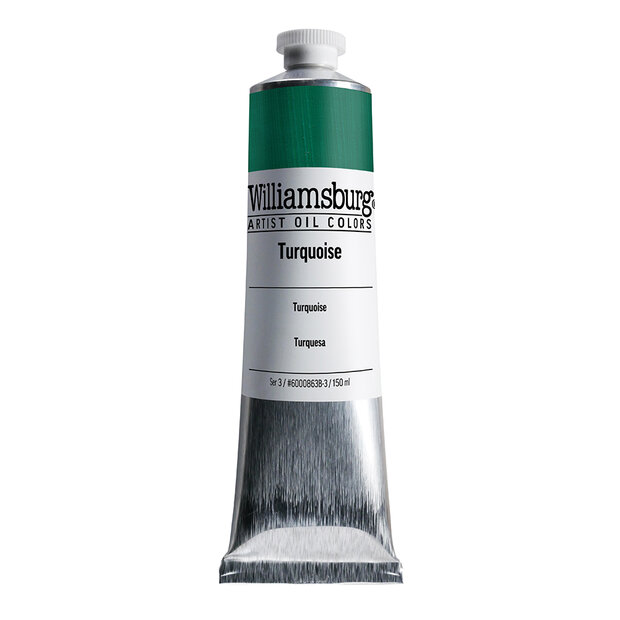 Turquoise / Turkoois  (S3) Williamsburg Olieverf 150 ML Kleur 0863