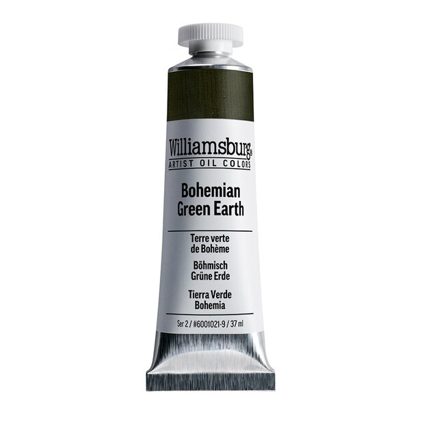 Green Bohemian Earth / Groene Bohemianaarde (S2) Williamsburg Olieverf 37 ML Kleur 1021