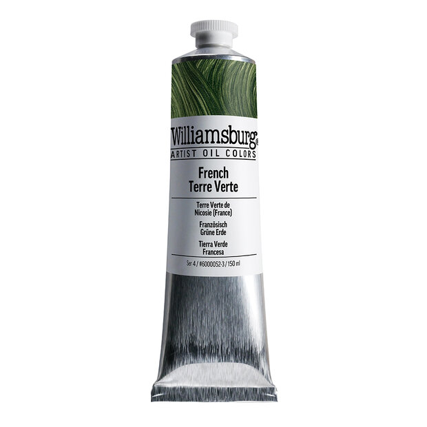 French Green Earth / Frans Groene Aarde (S4) Williamsburg Olieverf 150 ML Kleur 0052