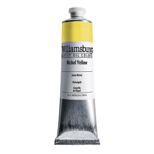 Nickel Yellow / Nikkelgeel  (S4) Williamsburg Olieverf 150 ML Kleur 0224