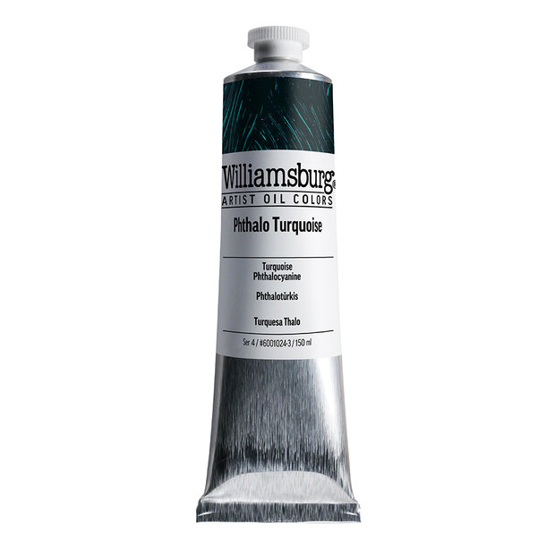 Phthalo Turquoise / Phthaloturkoois  (S4) Williamsburg Olieverf 150 ML Kleur 1024