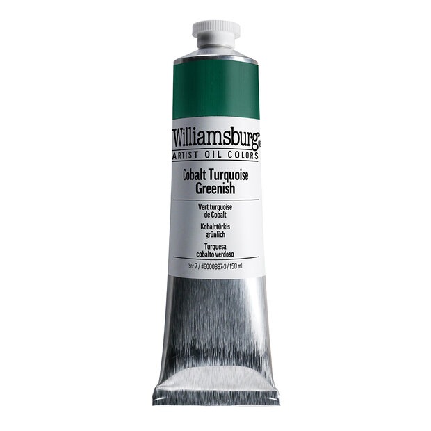 Cobalt Turquoise Green / Kobalt Turkooisgroen (S7) Williamsburg Olieverf 150 ML Kleur 0887