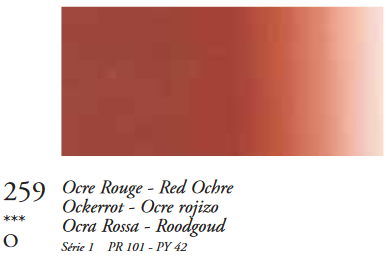 Rode Oker (Serie 1) Extra Fine Oil Stick van Sennelier 38 ML Kleur 259