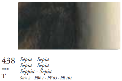 Sepia (Serie 1) Extra Fine Oil Stick van Sennelier 38 ML Kleur 438