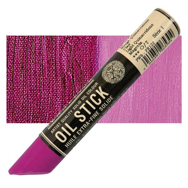 Quinacridone Rood Licht (Serie 1) Extra Fine Oil Stick van Sennelier 38 ML Kleur 672
