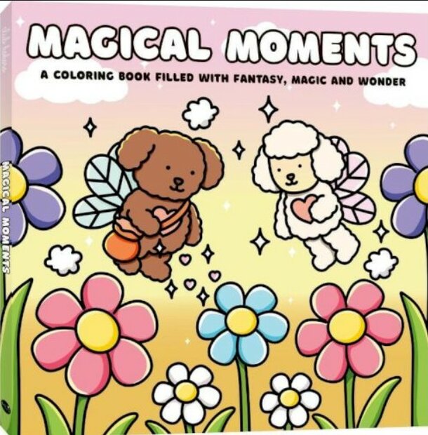 Club Kokoro Magical Moments kleurboek met 40 vrolijke en fantasievolle illustraties