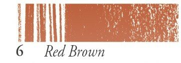 Roodbruin Sennelier Pastelpotlood Kleur 6