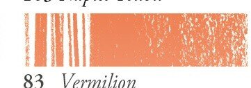 Vermiljoen Sennelier Pastelpotlood Kleur 83