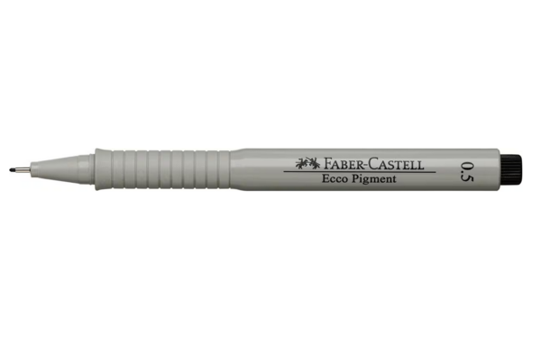 Ecco Pigment tekenpen Faber-Castell (0,5 mm) Zwart