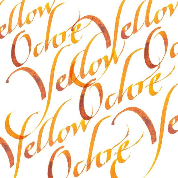 Yellow Ochre Calligraphy Ink van Winsor &amp; Newton 30 ML Kleur 744