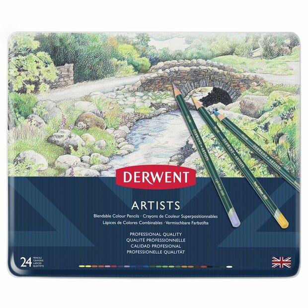 Derwent Artists Set 24 te koop bij Kunstburg