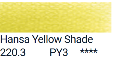 Hansa Yellow Shade van PanPastel Kleur 220.3