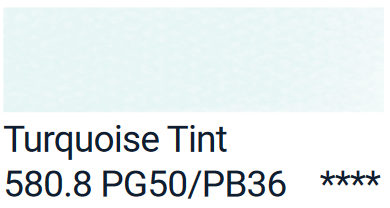 Turquoise Tint van PanPastel Kleur 580.8