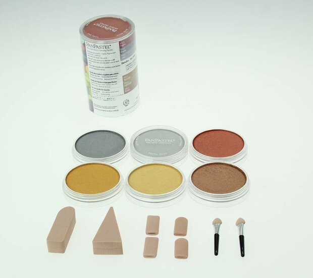 Complete Metalic set 6 kleuren van PanPastel