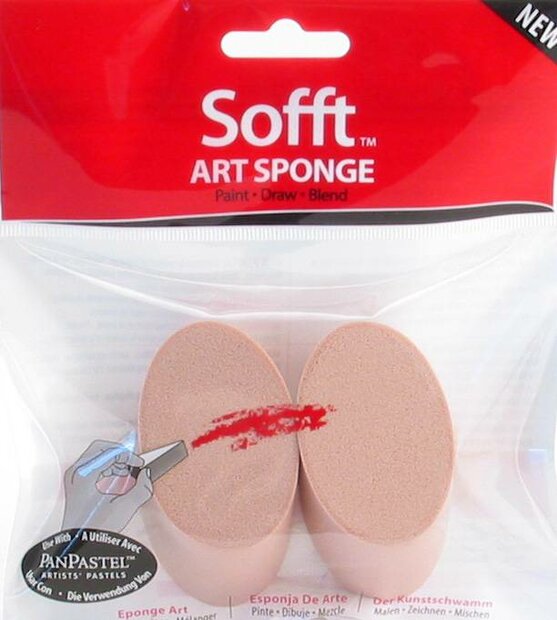 2 x Spons hoekige schijven Rond van Sofft Tools Nummer 30