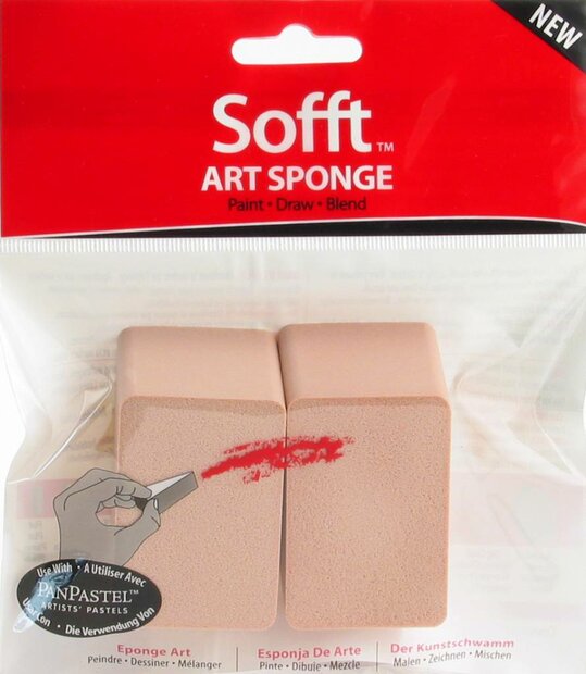 2 x Spons hoekige schijven Plat van Sofft Tools Nummer 31