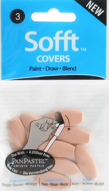 Set van 10 Soft Covers Ovaal van Sofft Tools Nummer 3