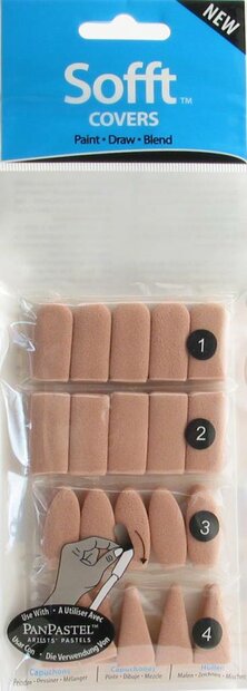 Mix set van 40 Soft Covers van Sofft Tools