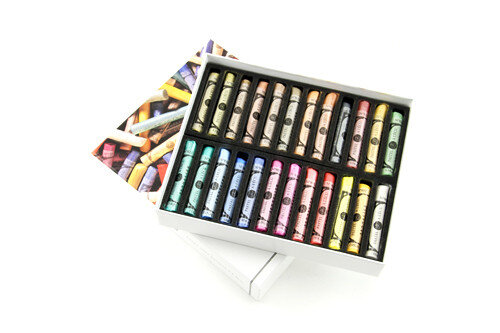 Ge&iuml;riseerde kleuren set 24 x pastel Extra soft pastels / Pastel &agrave; l'ecu Sennelier Set 243